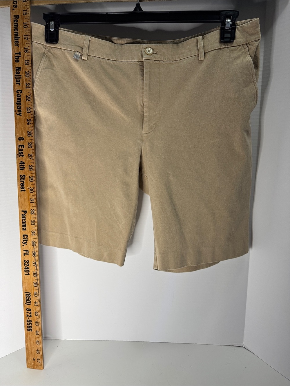 Ralph Lauren Woman’s Beige Flat Front Chino Shorts
